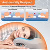 VISSCO CERVIACAL PILLOW | NECK PILLOW TO MAINTAIN CORRECT POSTURE (GREY)