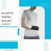 VISSCO UNIVERSAL ELASTIC WRIST SUPPORT | WRIST SUPPORT FOR COLLE'S FRACTURE (BLACK)