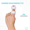 VISSCO SWAN FINGER SPLINT | PROVIDES FIRM SUPPORT & IMMOBILIZES THE FINGER (WHITE)