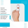 VISSCO SWAN FINGER SPLINT | PROVIDES FIRM SUPPORT & IMMOBILIZES THE FINGER (WHITE)