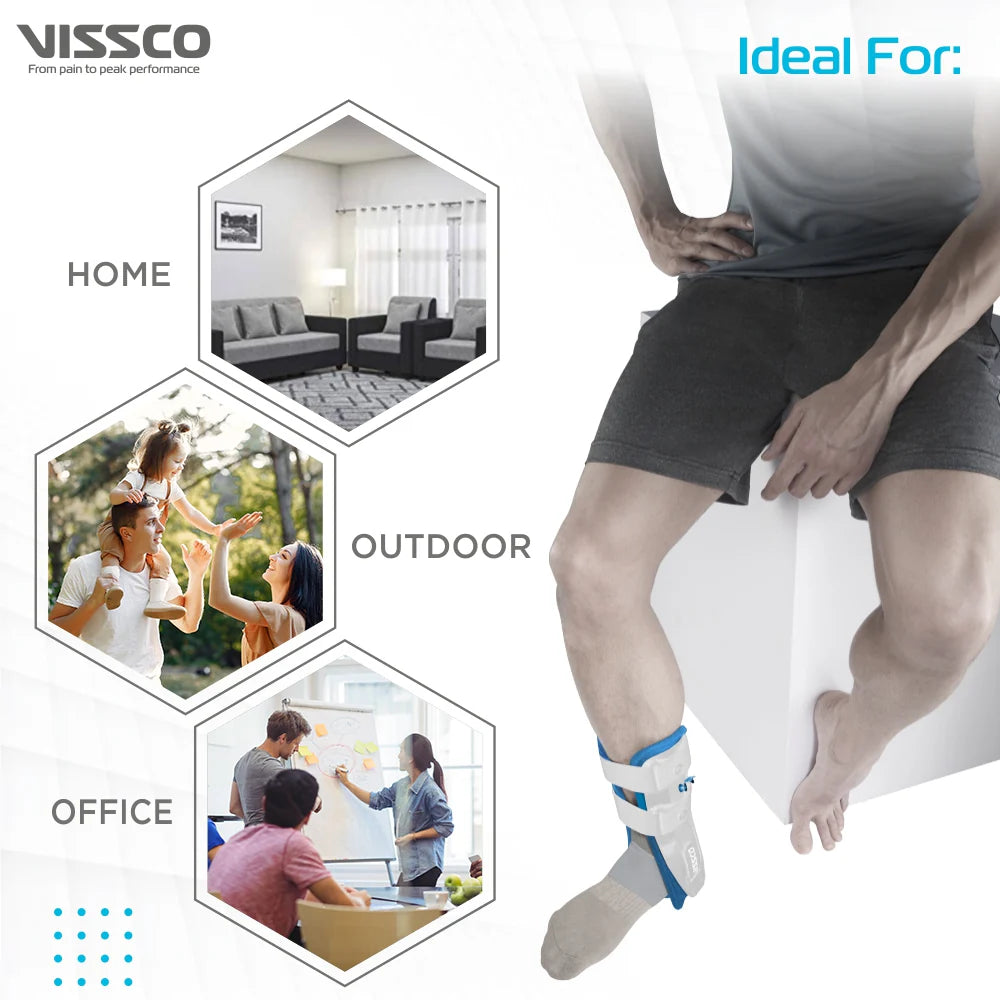VISSCO AIR ANKLE BRACE (WHITE)