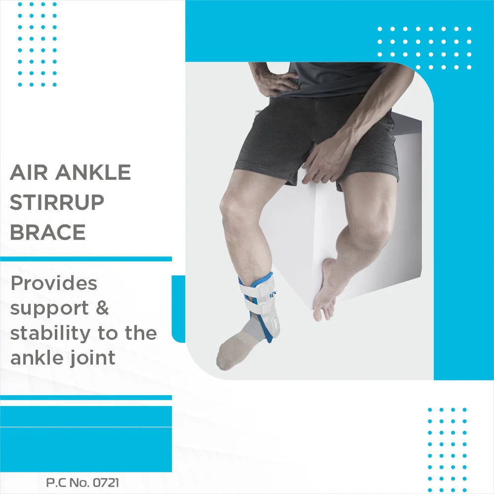 VISSCO AIR ANKLE BRACE (WHITE)