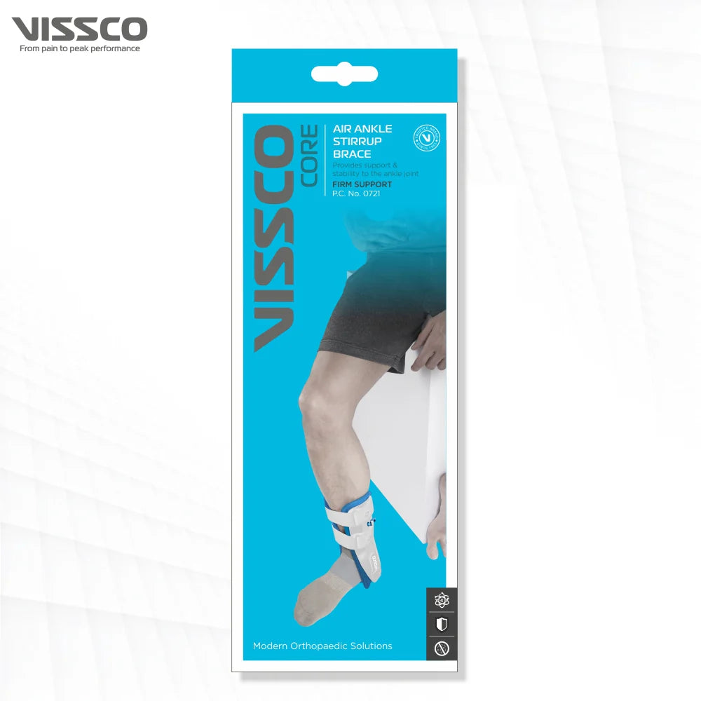VISSCO AIR ANKLE BRACE (WHITE)