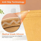 VISSCO ANTI EMBOLISM STOCKING (MILD SUPPORT) | IMPROVE BLOOD CIRCULATION