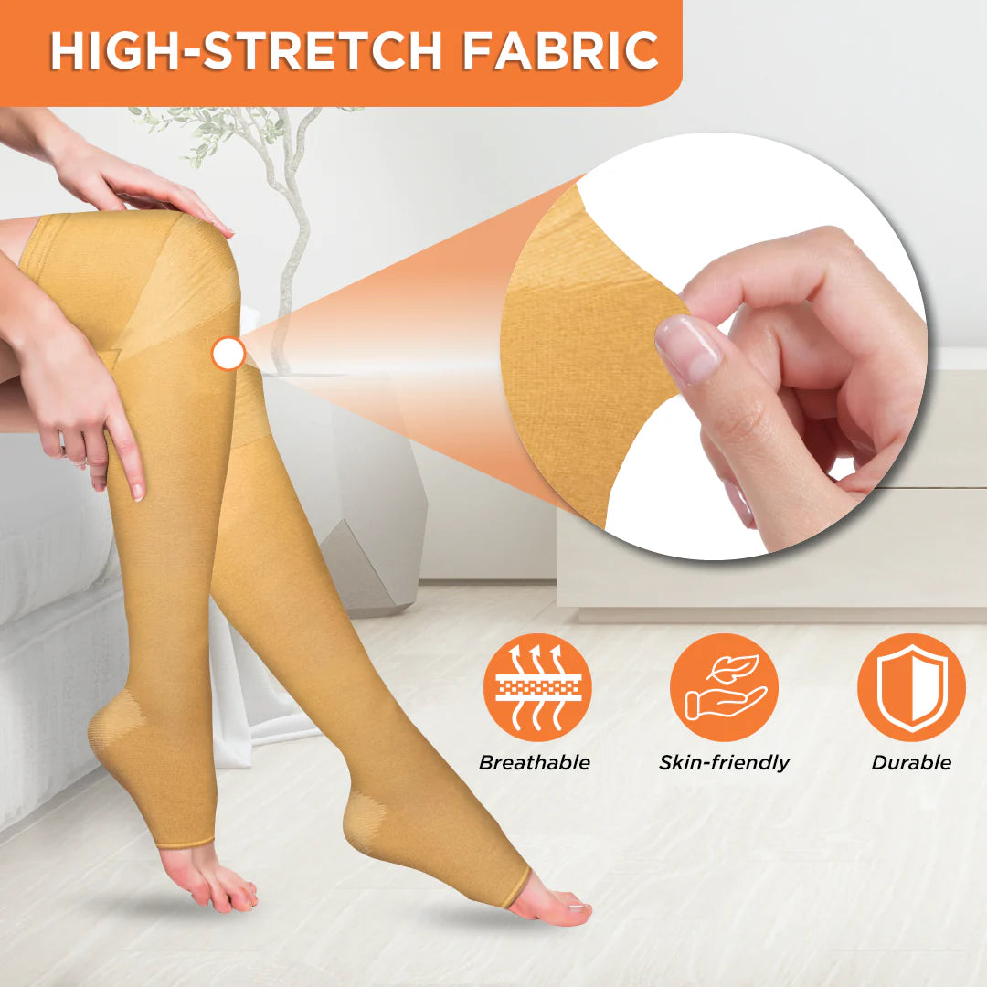 VISSCO ANTI EMBOLISM STOCKING (MILD SUPPORT) | IMPROVE BLOOD CIRCULATION