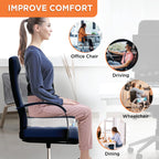 VISSCO ORTHOPAEDIC COCCYX CUSHION SEAT | FOR LOWER BACK & TAILBONE PAIN RELIEVER
