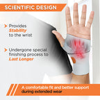 VISSCO NEOPRENE WRIST BRACE - GREY