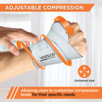 VISSCO NEOPRENE WRIST BRACE - GREY