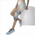 VISSCO NEOPRENE HINGED PATELLA KNEE BRACES (GREY)- SINGLE PIECE