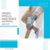 VISSCO NEOPRENE HINGED PATELLA KNEE BRACES (GREY)- SINGLE PIECE