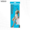 VISSCO NEOPRENE HINGED PATELLA KNEE BRACES (GREY)- SINGLE PIECE