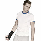 VISSCO FOREARM BRACE - SHORT | PROVIDES FIRM SUPPORT TO THE WRIST - BLACK