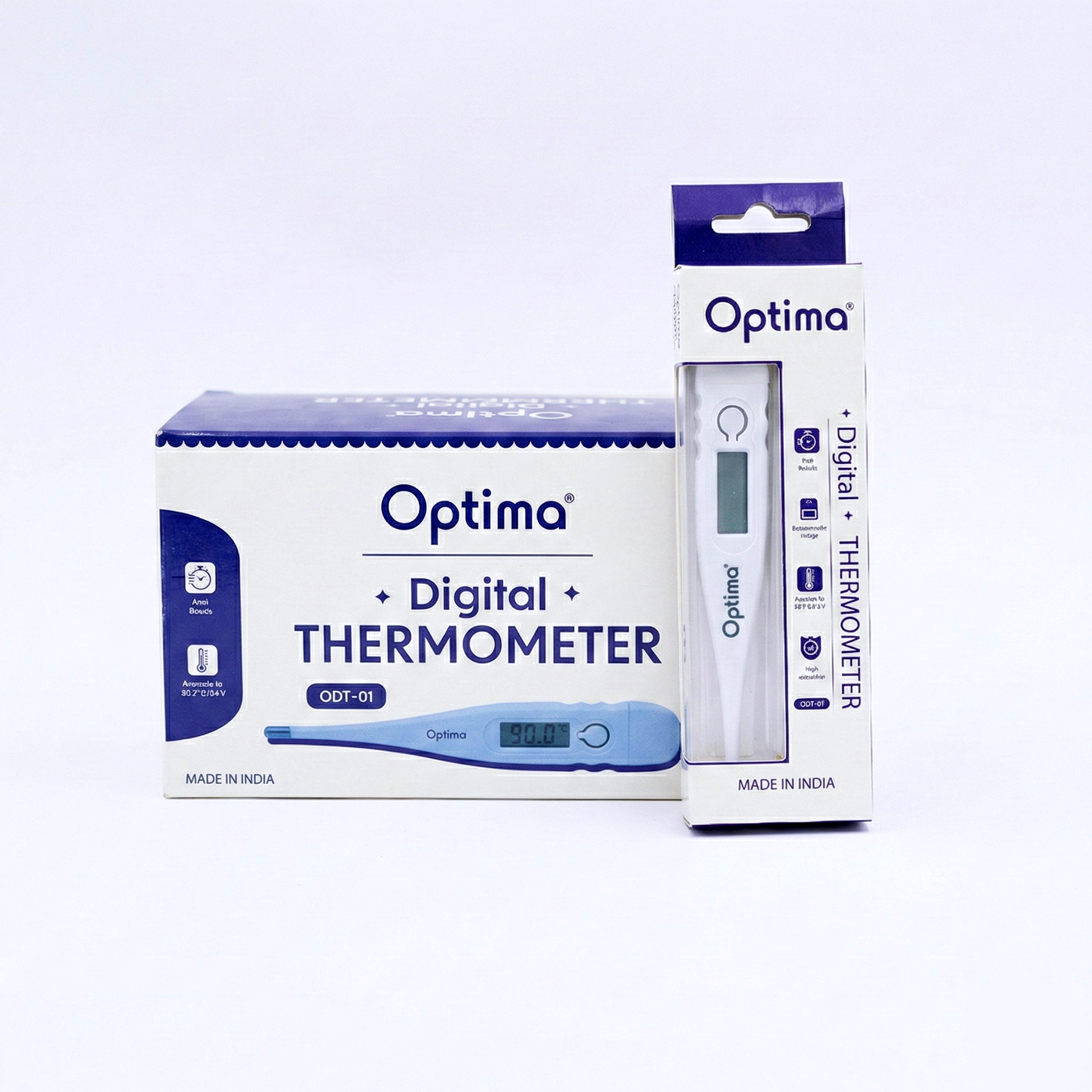 OPTIMA ODT-01 DIGITAL THERMOMETER FOR FEVER | LCD DISPLAY | NON-MERCURY
