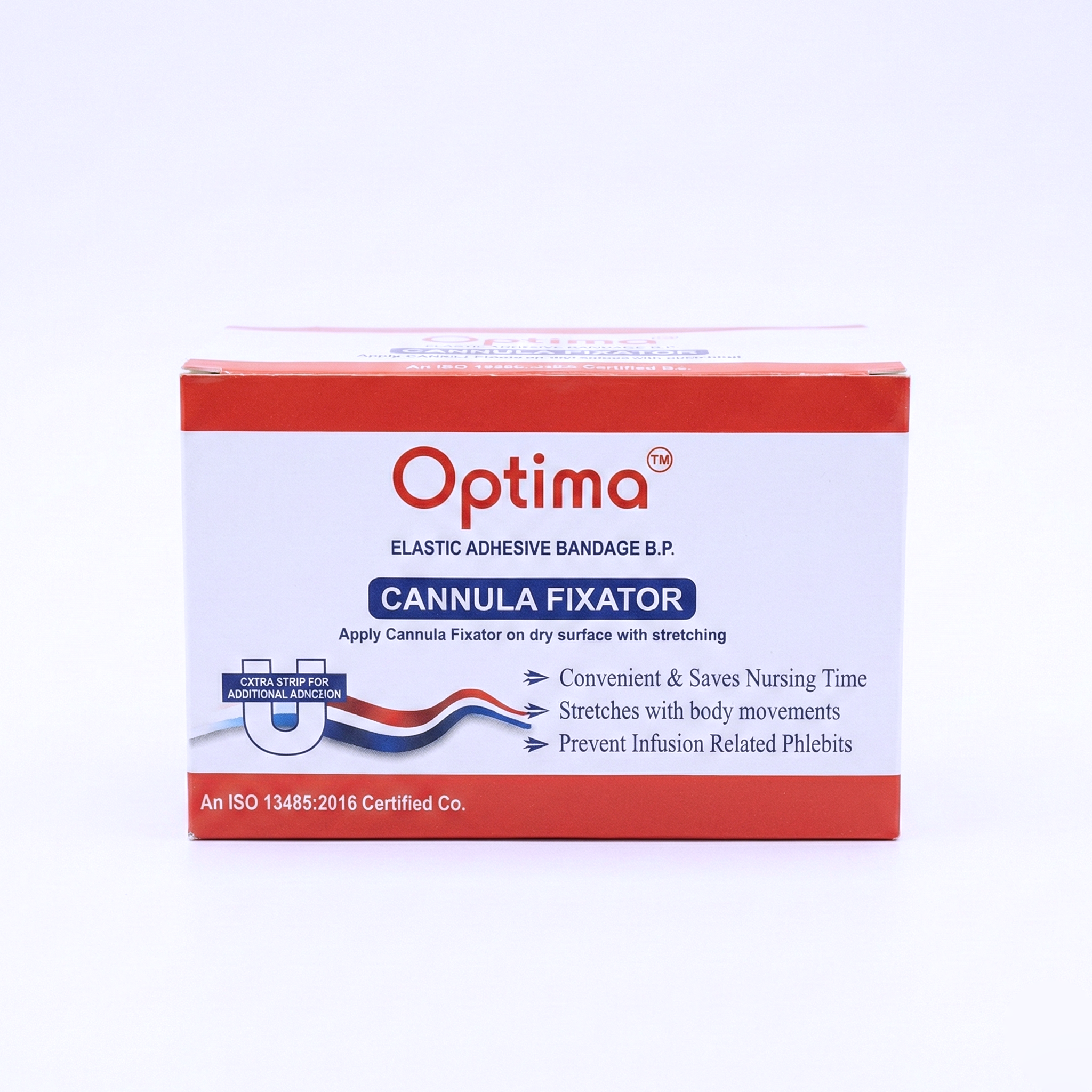 OPTIMA ELASTIC ADHESIVE BANDAGE B.P. | CANNULA FIXATOR DRESSING TAPE