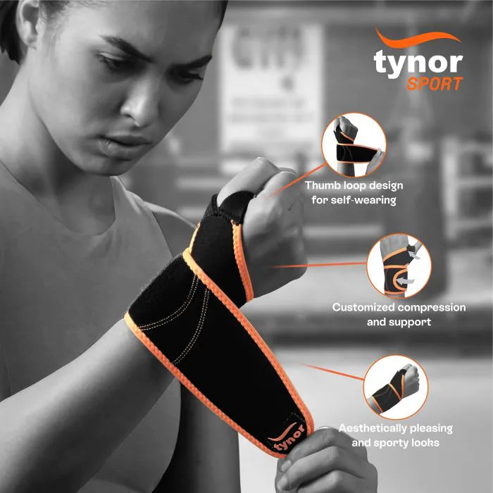 TYNOR WRIST SUPPORT WITH THUMB LOOP- NEO