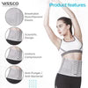 VISSCO ABDOMINAL BELT | FOR ABDOMINAL SUPPORT & POST PREGNANCY PAIN (GREY)