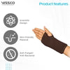 VISSCO CARPAL WRIST SUPPORT (MILD SUPPORT) WRIST SUPPORT WITH SPLINTS FOR FIRM POSITION (BLACK)