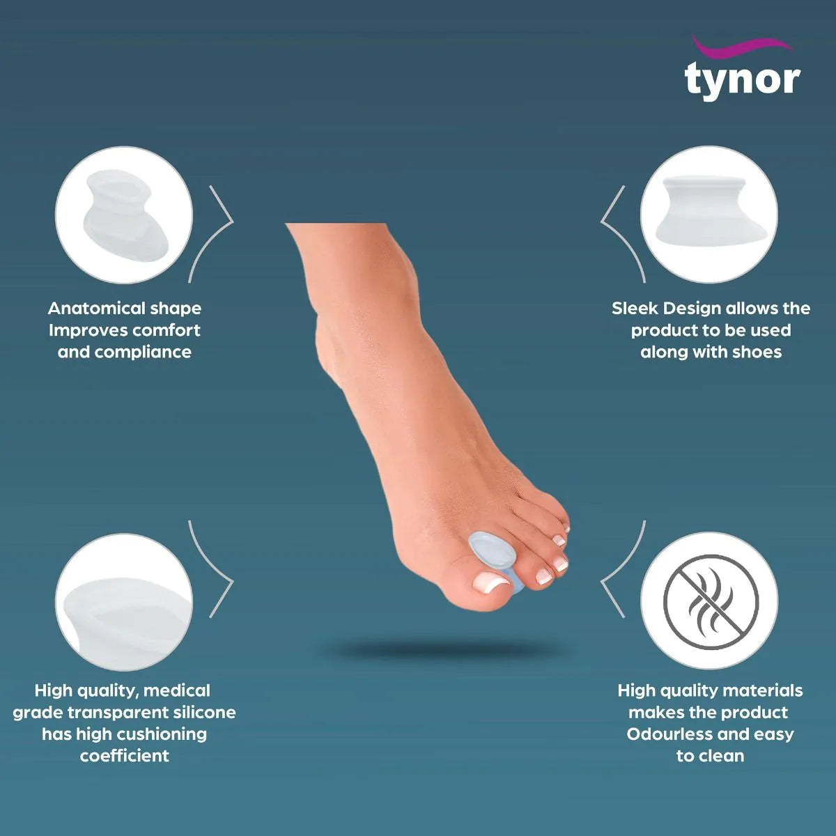 Toe Separator Silicone (Pair)