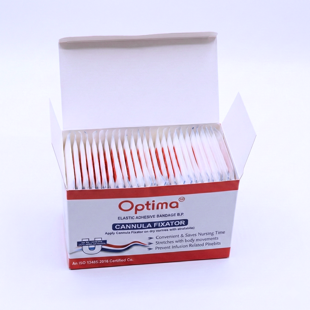 OPTIMA ELASTIC ADHESIVE BANDAGE B.P. | CANNULA FIXATOR DRESSING TAPE