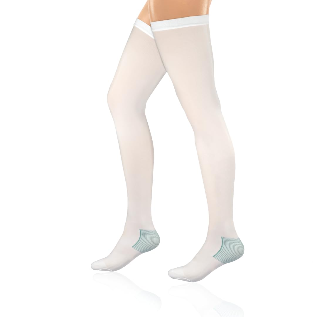 VISSCO ANTI-EMBOLISM - THIGH (LOWER INSPECTION HOLE) | MILD SUPPORT| IMPROVE BLOOD CIRCULATION
