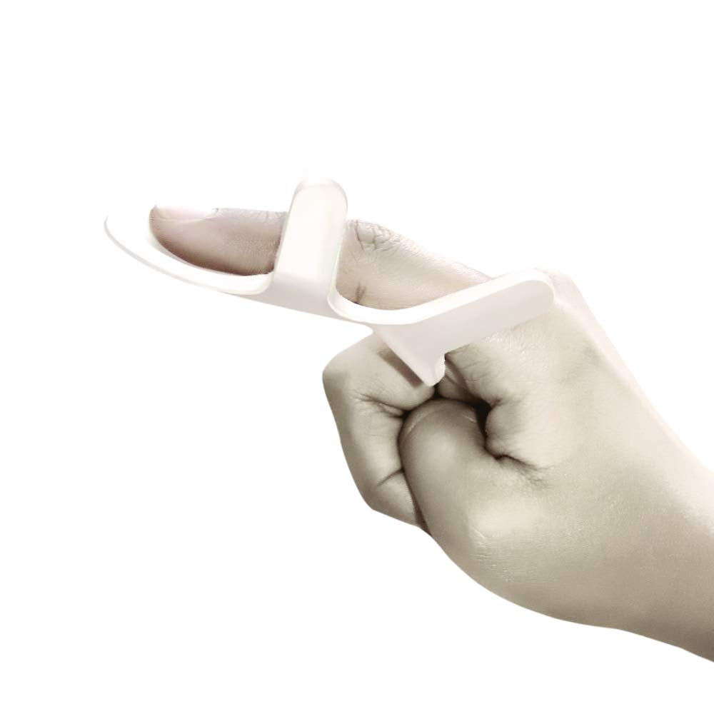 VISSCO FINGER SPLINT | FIRM FINGER SUPPORT FOR METACARPAL FRACTURE (WHITE)