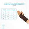 VISSCO CARPAL WRIST SUPPORT (MILD SUPPORT) WRIST SUPPORT WITH SPLINTS FOR FIRM POSITION (BLACK)