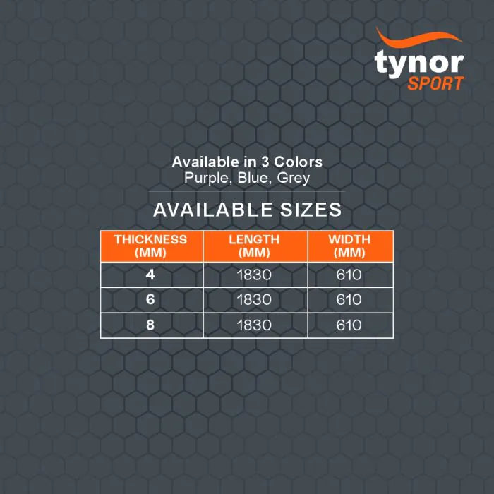 TYNOR YOGA MAT EVA ,4 MM