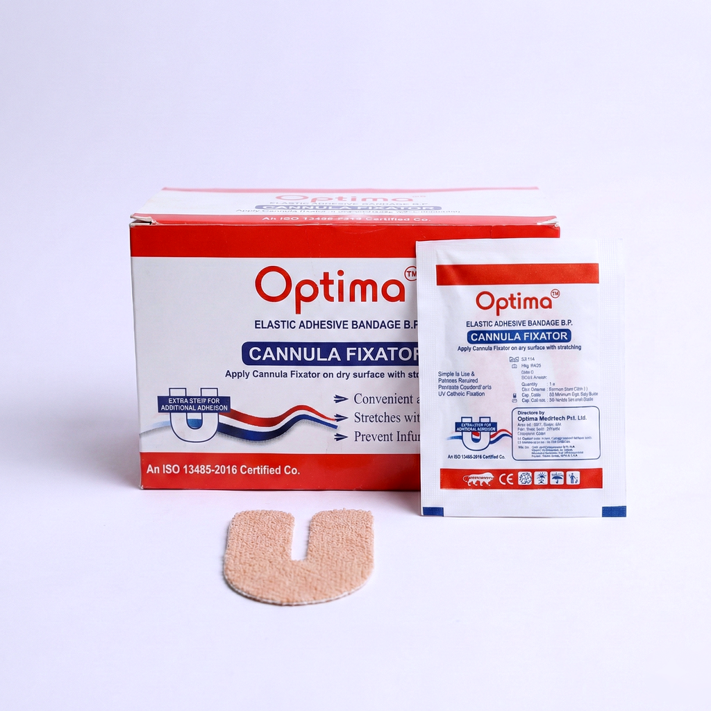 OPTIMA ELASTIC ADHESIVE BANDAGE B.P. | CANNULA FIXATOR DRESSING TAPE