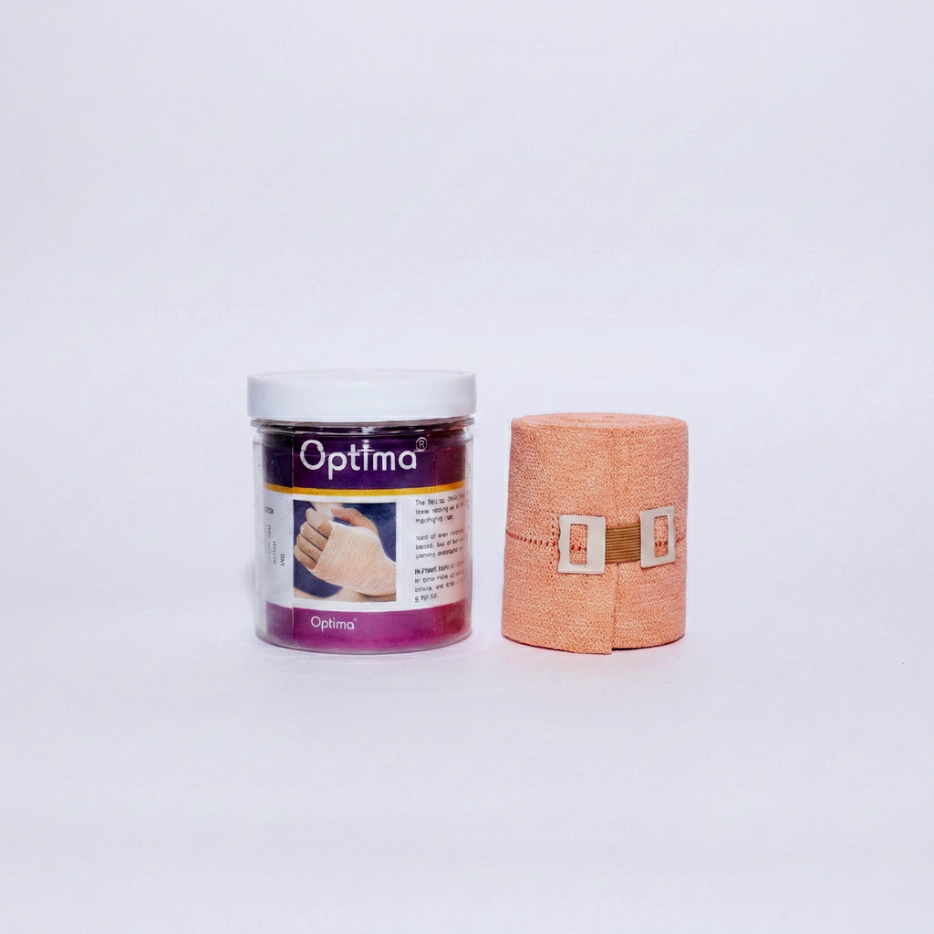 OPTIMA MEDITECH SOFT COTTON PREMIUM CREPE BANDAGE FOR PAIN RELIEF