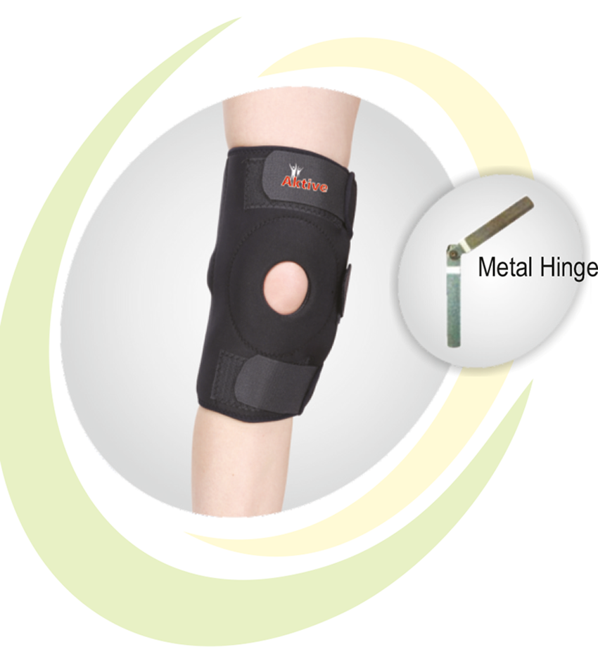 hinged knee support