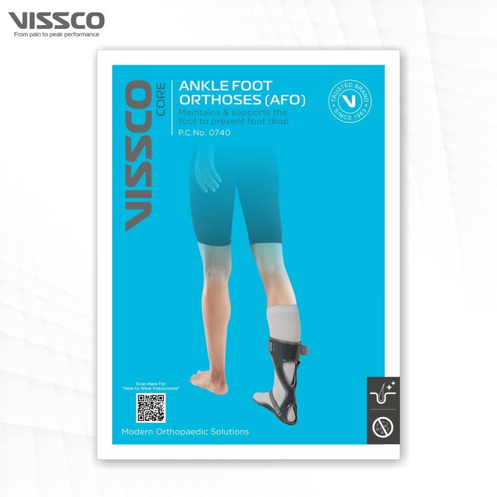 VISSCO ANKLE ORTHOSES (AFO)- GREY