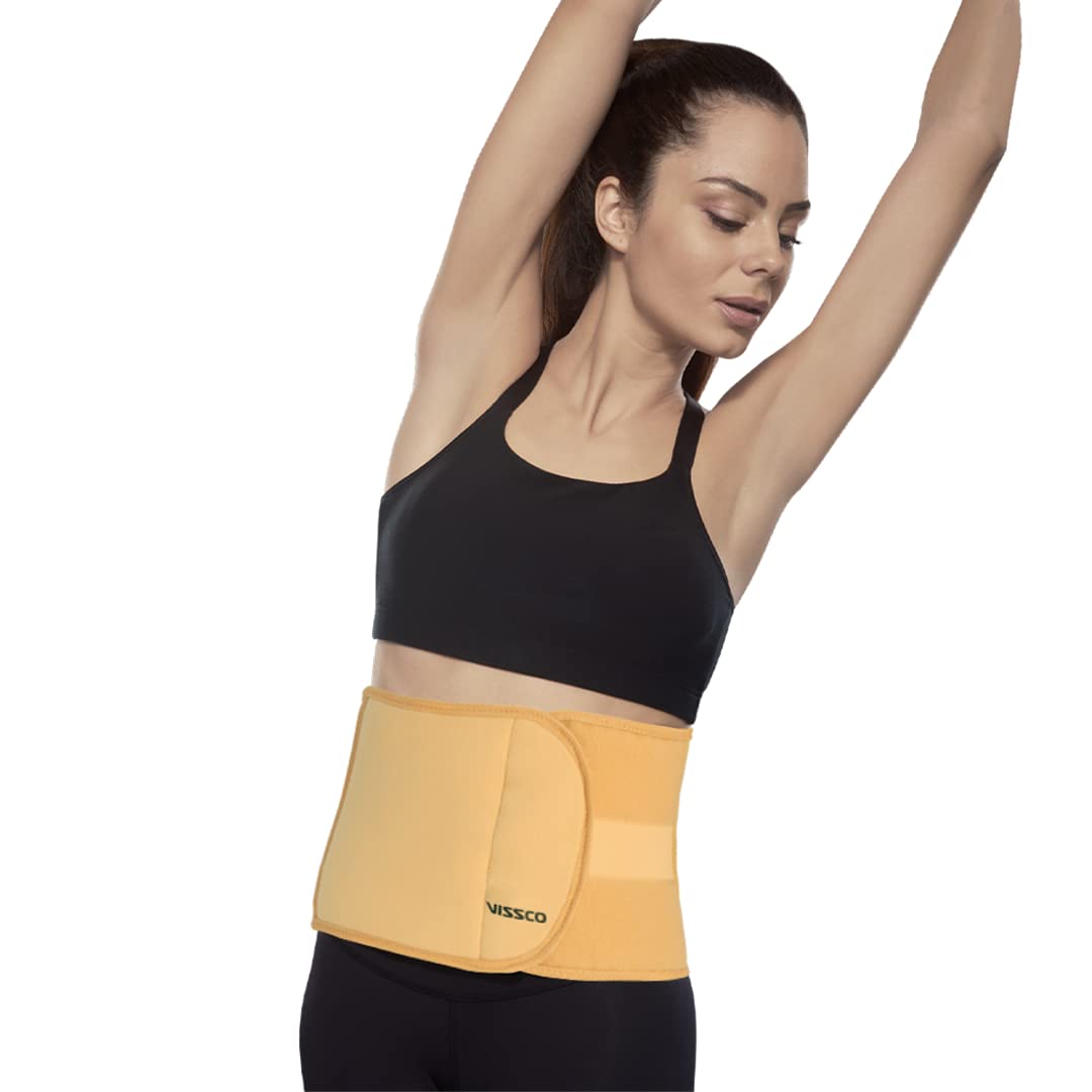 VISSCO ABDOMINAL BELT 8" SUPPORT THE WEAK ABDOMINAL MUSCLES TO RELIEF PAIN