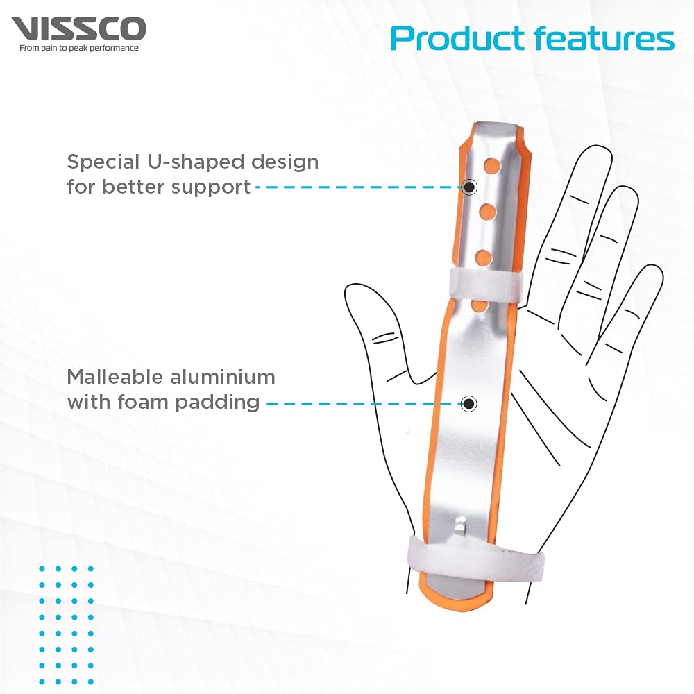 VISSCO FINGER SPLINT LONG (FIRM SUPPORT)