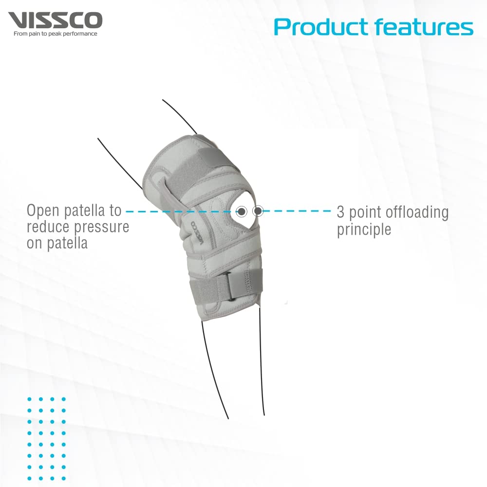 VISSCO OA KNEE BRACES - OPEN TYPE ( LEFT/RIGHT)
