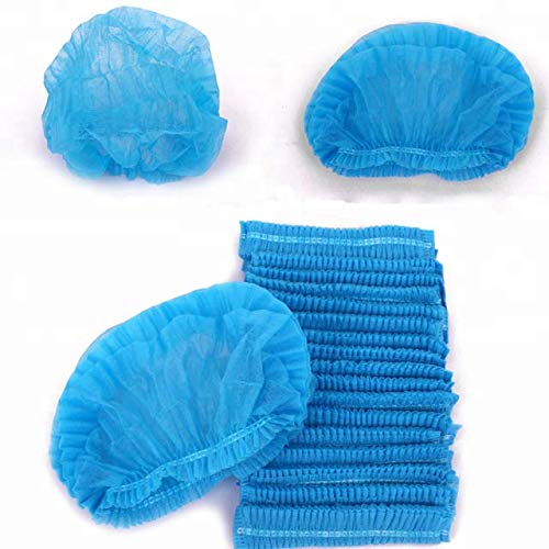 Shi Disposable Bouffant, Hair Cover medical Blue Pack Of 100 Bouffant cap
