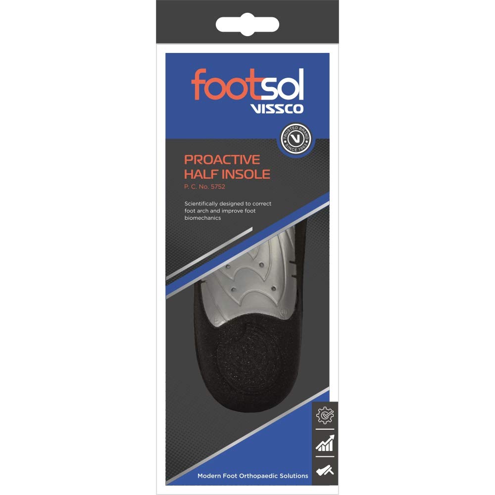 VISSCO PROACTIVE HALF INSOLES | PROVIDES SHOCK ABSORPTION & REDUCES PRESSURE ON THE FEET