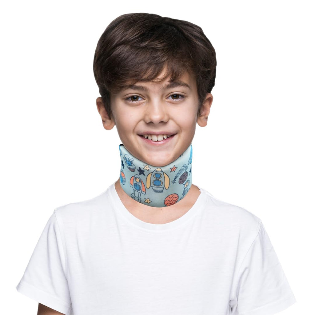 VISSCO CHAMP CERVICAL COLLAR FOR KIDS PROVIDES SUPPORT FROM NECK INJURIES