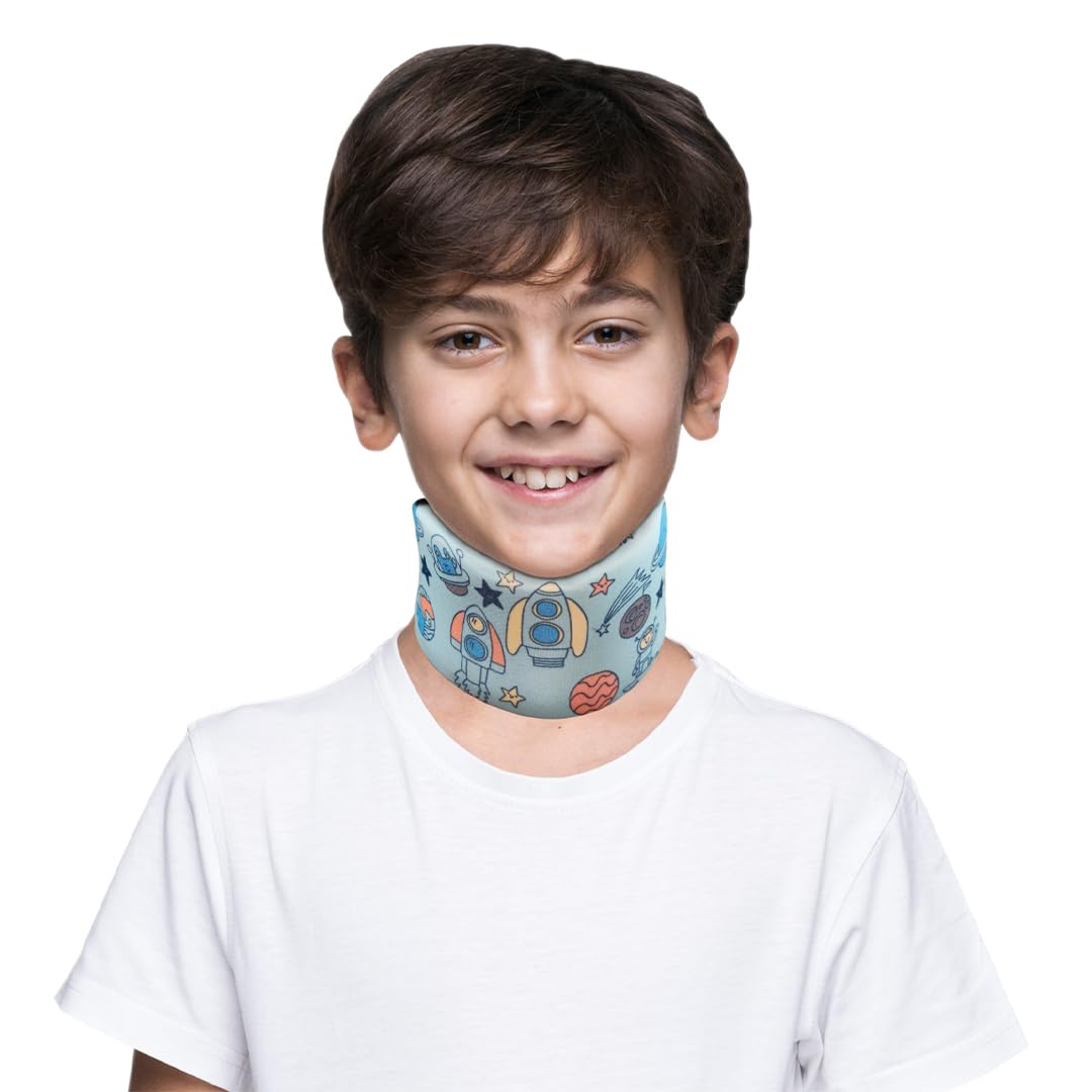 VISSCO CHAMP CERVICAL COLLAR FOR KIDS PROVIDES SUPPORT FROM NECK INJURIES