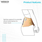 VISSCO ORTHOPAEDIC BACK SPRING SUPPORT - BEIGE