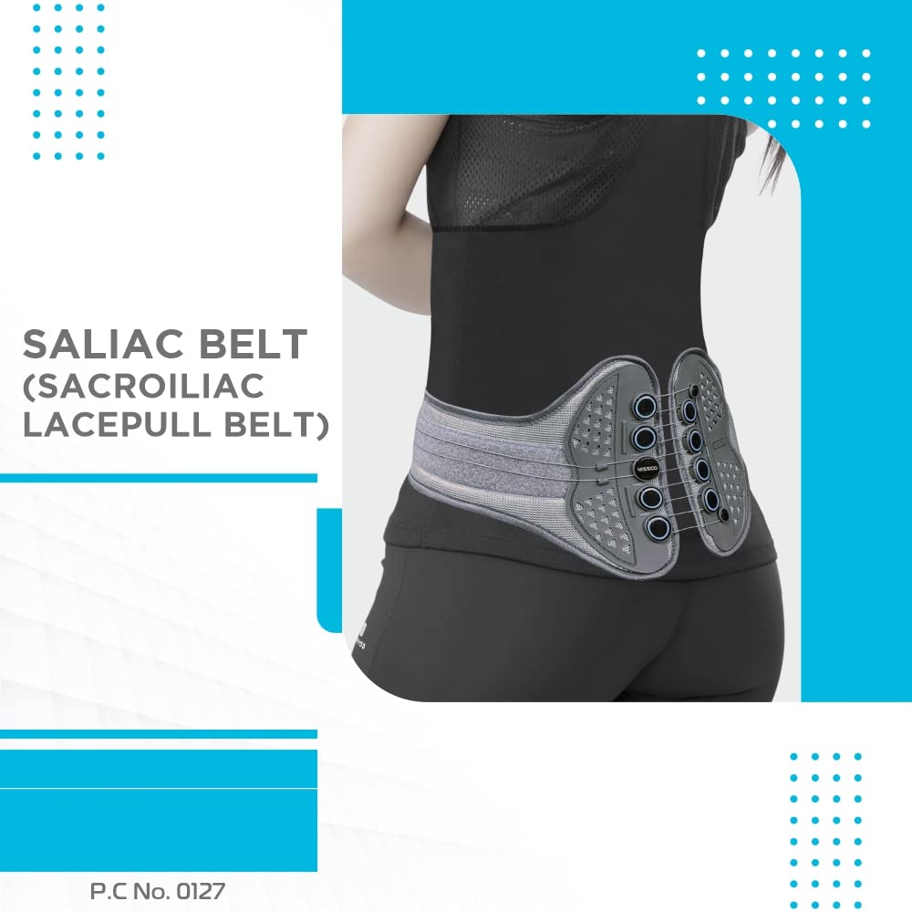 VISSCO SALIAC LACEPULL BELT (GREY)