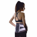 VISSCO LUMBO SACRAL CORSET WITH SILICONE PRESSURE PAD & DOUBLE STRAPS (MODERATE SUPPORT)- GREY