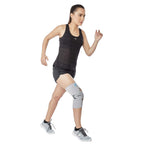 VISSCO KNEE WRAP WITH LOOP ELASTIC TECHNOCLOGY | GREY (SINGLE PIECE)