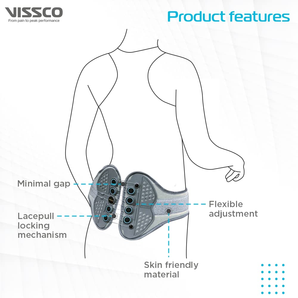 VISSCO SALIAC LACEPULL BELT (GREY)