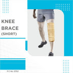 VISSCO KNEE BRACE - SHORT (14" BRACE) IDEAL FIRM KNEE SUPPORT THAT LIMITS KNEE MOTION - BEIGE