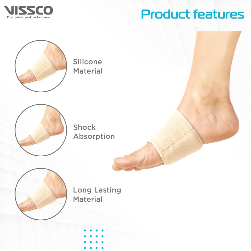 VISSCO METATARSAL SILICONE CUSHION SUPPORT (BEIGE)