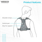 VISSCO CLAVICLE BRACE WITH SHOULDER SLEEVE