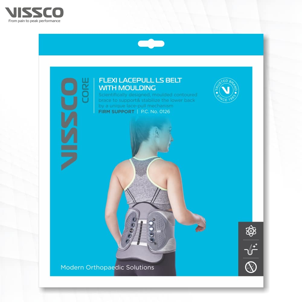 VISSCO SALIAC LACEPULL BELT (GREY)