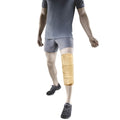 VISSCO KNEE BRACE - SHORT (14" BRACE) IDEAL FIRM KNEE SUPPORT THAT LIMITS KNEE MOTION - BEIGE