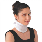 VISSCO CERVICAL COLLAR - ADJUSTABLE HEIGHT ( WHITE)