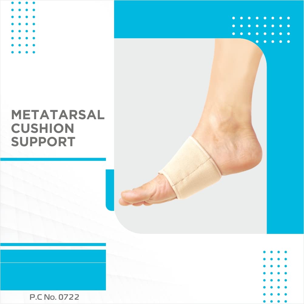 VISSCO METATARSAL SILICONE CUSHION SUPPORT (BEIGE)